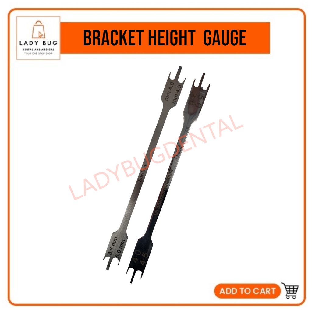 BRACKET HEIGHT GAUGE .022 - STAINLESS | Shopee Philippines
