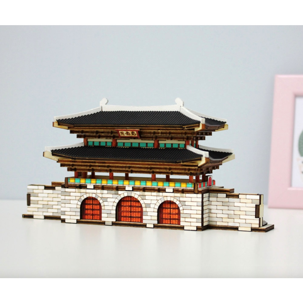 Maquette En Bois YoungModeler Gyeongbokgung Gwanghwamun échelle 1/250 - Neuf