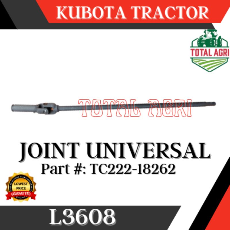 Joint Universal Kubota Tractor L3608 Part #: TC222-18262/ TC402-18260 ...