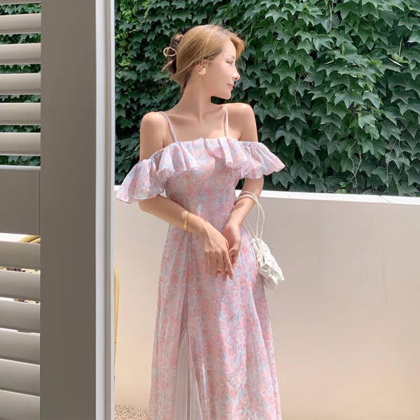 mint off shoulder dress Off Shoulder Maxi Dress with Pocket in Mint