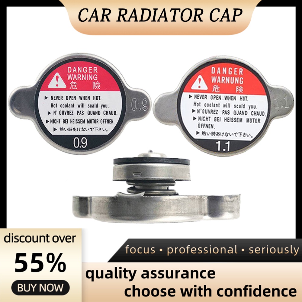 0.9/1.1Bar Car Radiator Cap 45mm Stainless Steel Radiator Caps for
