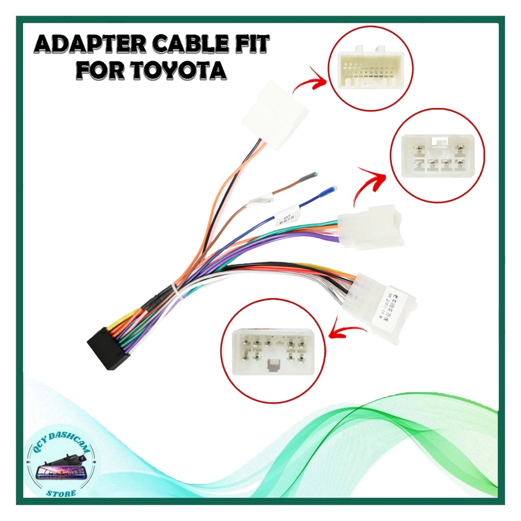 20Pin Android Wiring Harness Car Stereo Radio Connector Adapter Cable