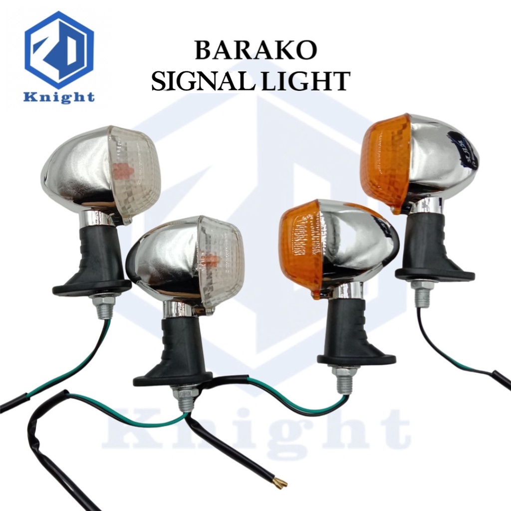 Motorcycle Parts Accessories Turn Signal Light For Barako Color White