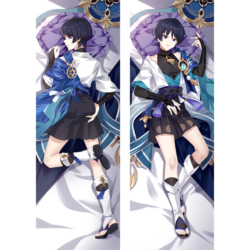 Game Genshin Impact Wanderer Scaramouche Dakimakura Hugging Body Pillow