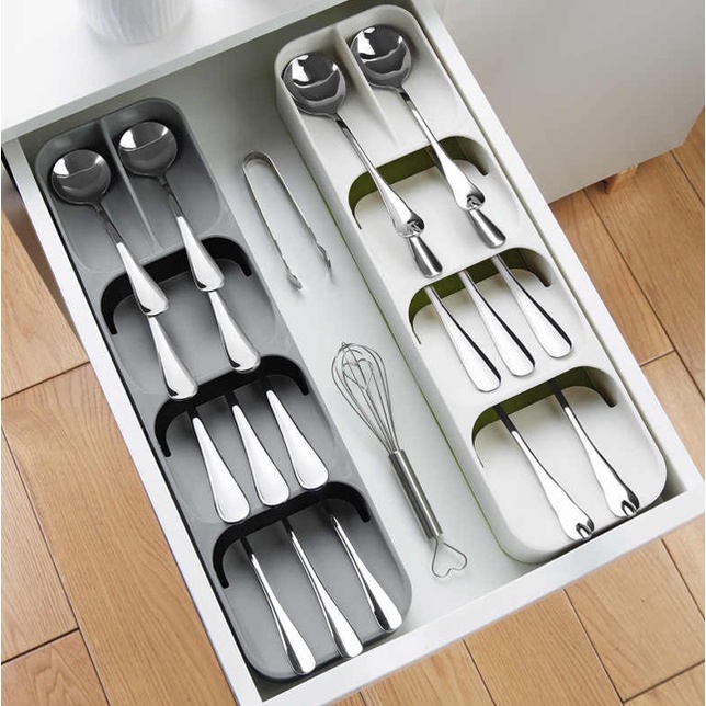 YMS Kitchen Drawer Organizer Tray Spoon Cutlery Box Spoon And Pork ...
