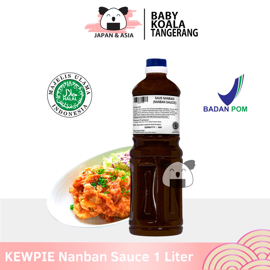 Kewpie Nanban Sauce 1l Halal Namban Sauce Crispy Fried Chicken Japanese