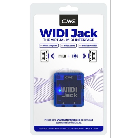 CME WIDI Jack Wireless Bluetooth MIDI Adapter [Bluetooth 5.0] | Shopee ...