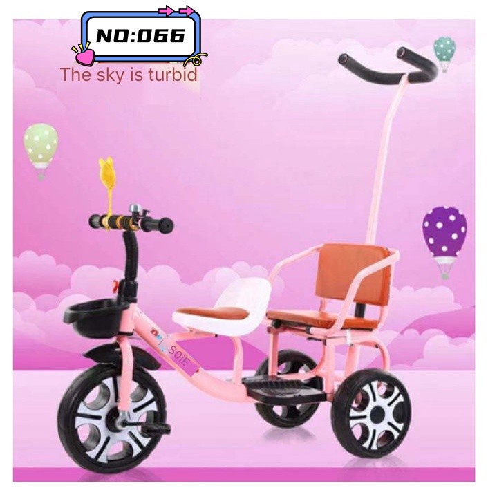 Children's tricycle with music bicycle baby bicycle light and simple
