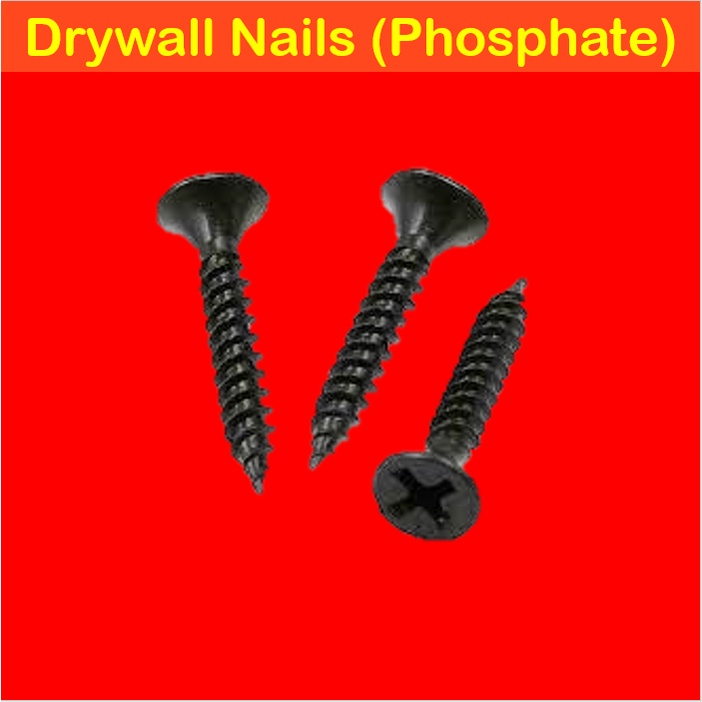 3.5mm 1kg Drywall Nails (Black Screw) | Shopee Philippines