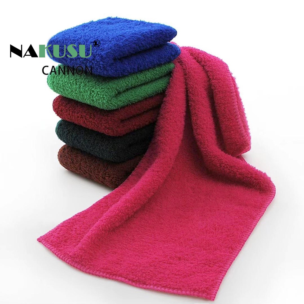 Nakusu 12Pieces High Quality Microfiber Super Soft Hand/Face Towel 50 x