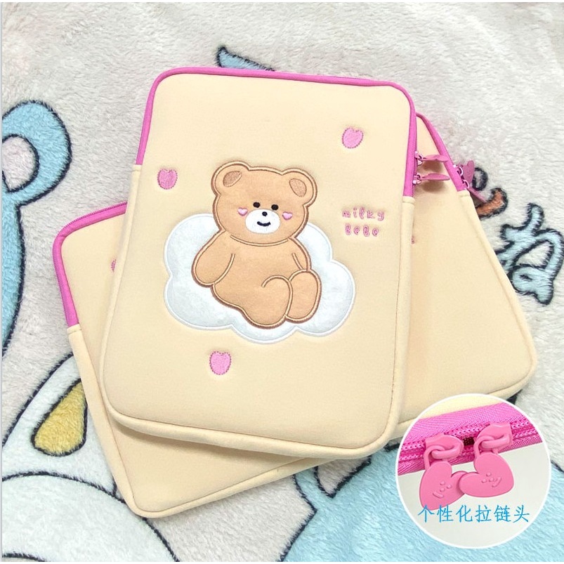 Korean style ins Laptop Pouch Laptop bag cute embroidery  inch laptop sleeve Tablet bag