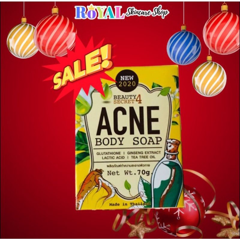 BEAUTY SECRET ACNE BODY SOAP Tanggal Bacne Backne Shopee Philippines