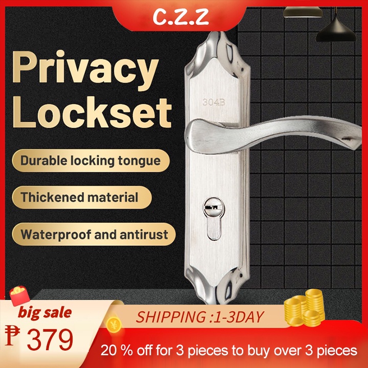 Door knob 304 stainless steel Double AntiTheft Room door knob double