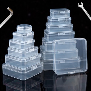 Small Clear Box Small Clear Container Mini Plastic Box Clear Plastic  Container With Lid Mini Box Small Clear Box Transparent Sturdy Durable PP  Glossy Wide Application Bead Box For 