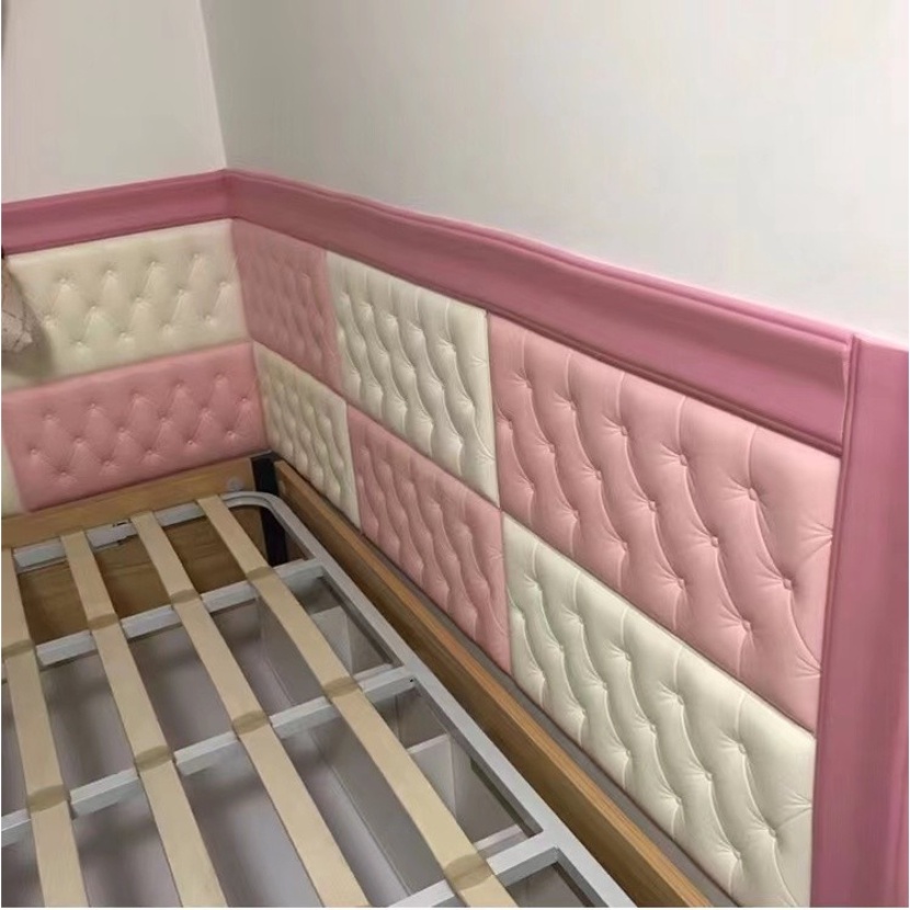 3d Self-adhesive Headboard Wall Stickers Thickened Anti-collision