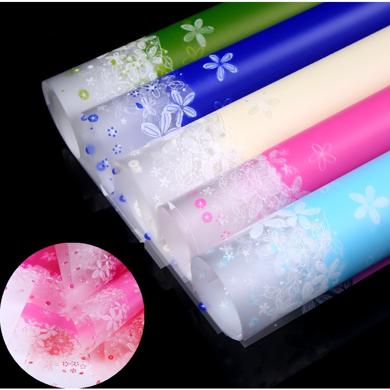 Plain Colored Floral Bouquet Wrapping Paper 8Yard per Roll