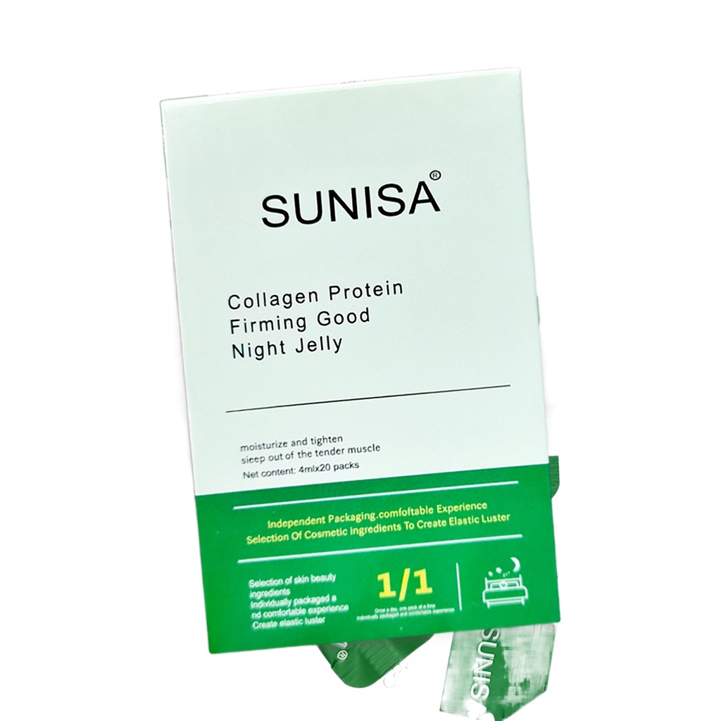 ORIGINAL 20pcs in 1 box Sunisa Collagen Firming Sleeping Mask(20sachets