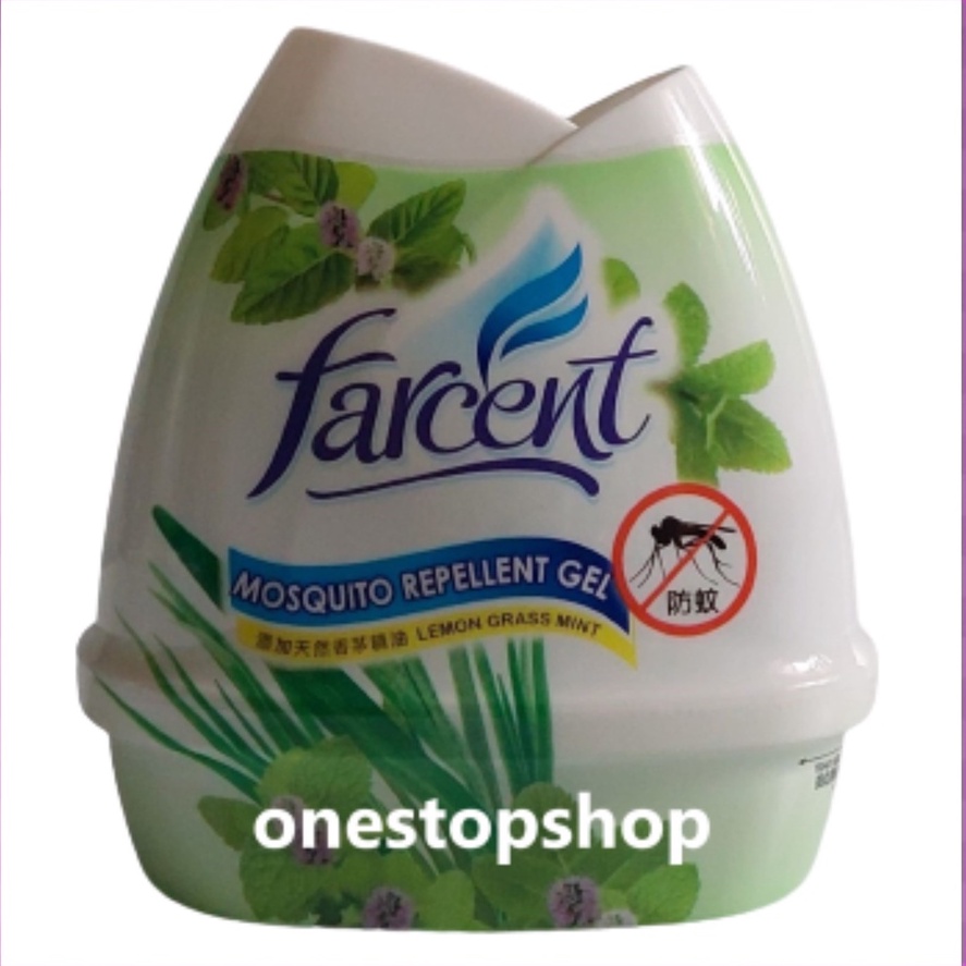 Farcent Mosquito Repellent Gel 200g Lemon Grass Mint Shopee Philippines