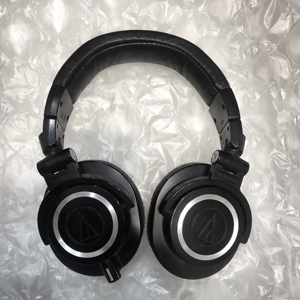 Audio-Technica M40X M50X Headset Repair Leather Sheepskin Genuine ...