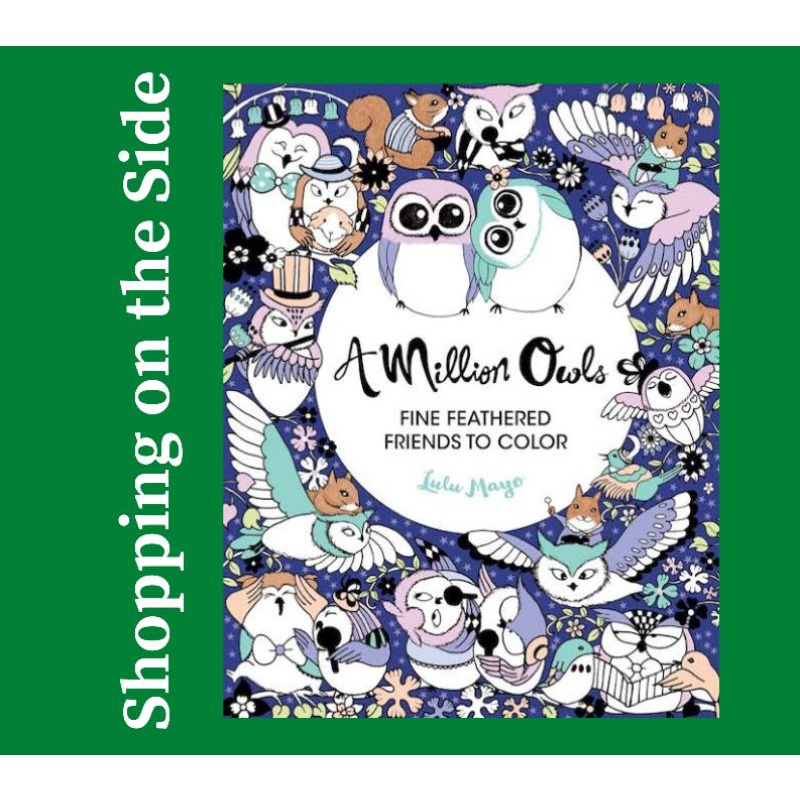 A Million Owls Adult Coloring Book (SALE Copy) Shopee Philippines