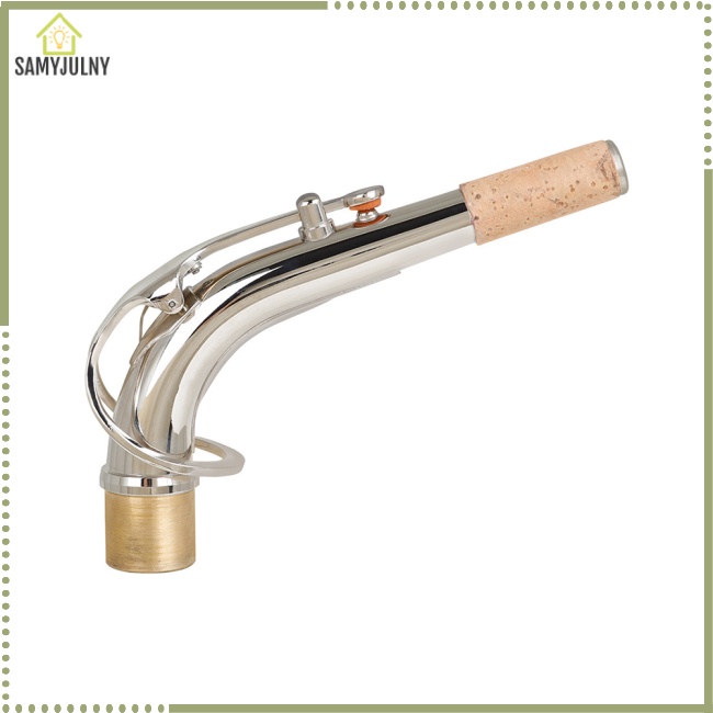 SAM 25mm Tube Alto Saxophone Neck Brass Bend Neck Fittings Sax Musical Instruments Replacement