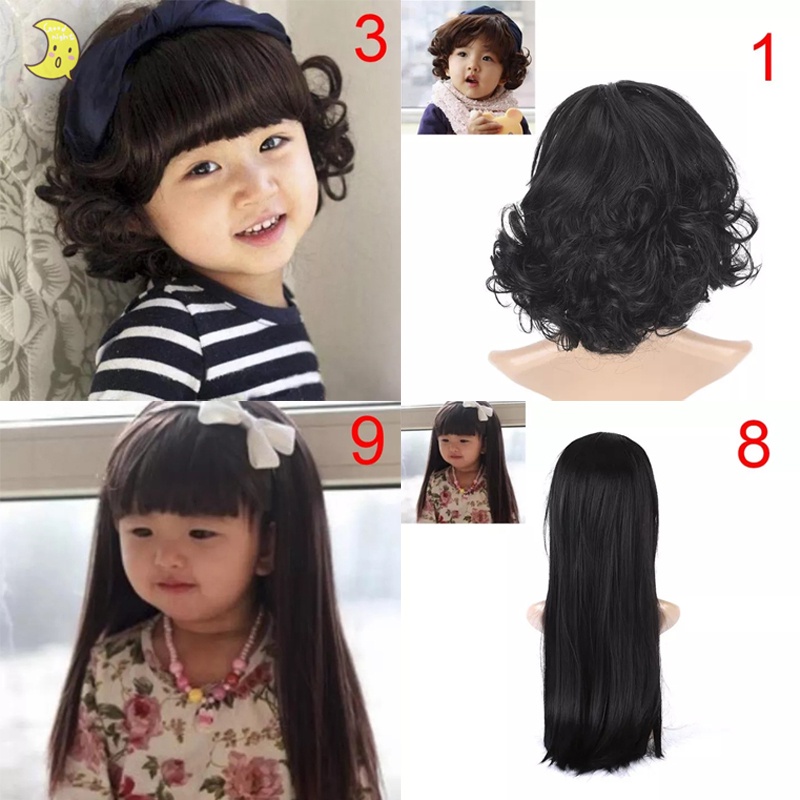 Fake Hair For Kids Fake Hair With Bangs For Cosplay Parties Or Daily