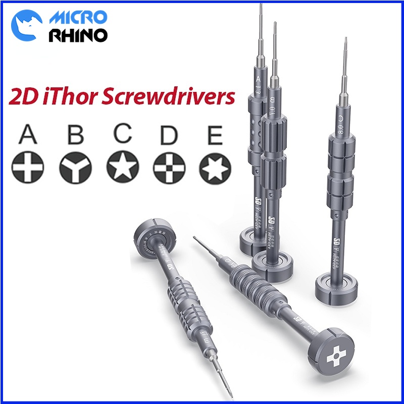 Qianli Megaidea 2D Screwdriver Set Pentagram Y0.6 Convex Cross For Mobile Phone Screen Opening