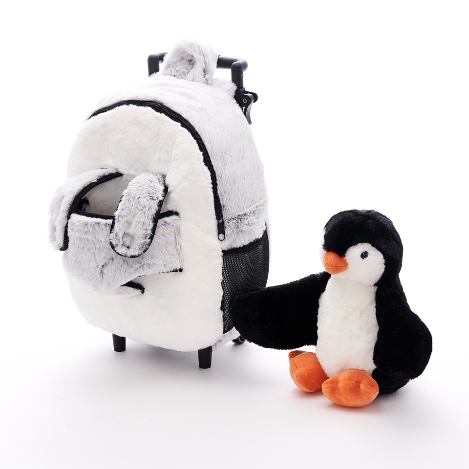 Funday Backpack Snowy Penguin Penguin Backpack Penguin Trolley Penguin Stuffed Toy Shopee Philippines