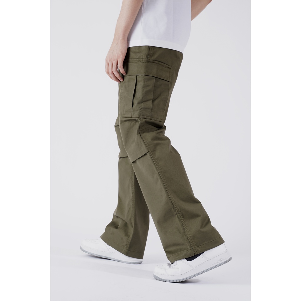 HSO FLARED PANTS (BLACK, BROWN, FATIGUE) | Shopee Philippines