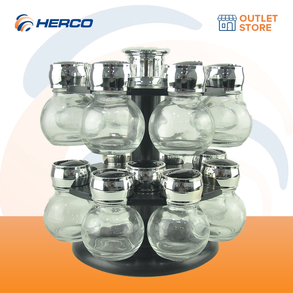 Home Basics 16Pc Revolving Spice Rack # Sr44072 (Dented Box) | Shopee ...