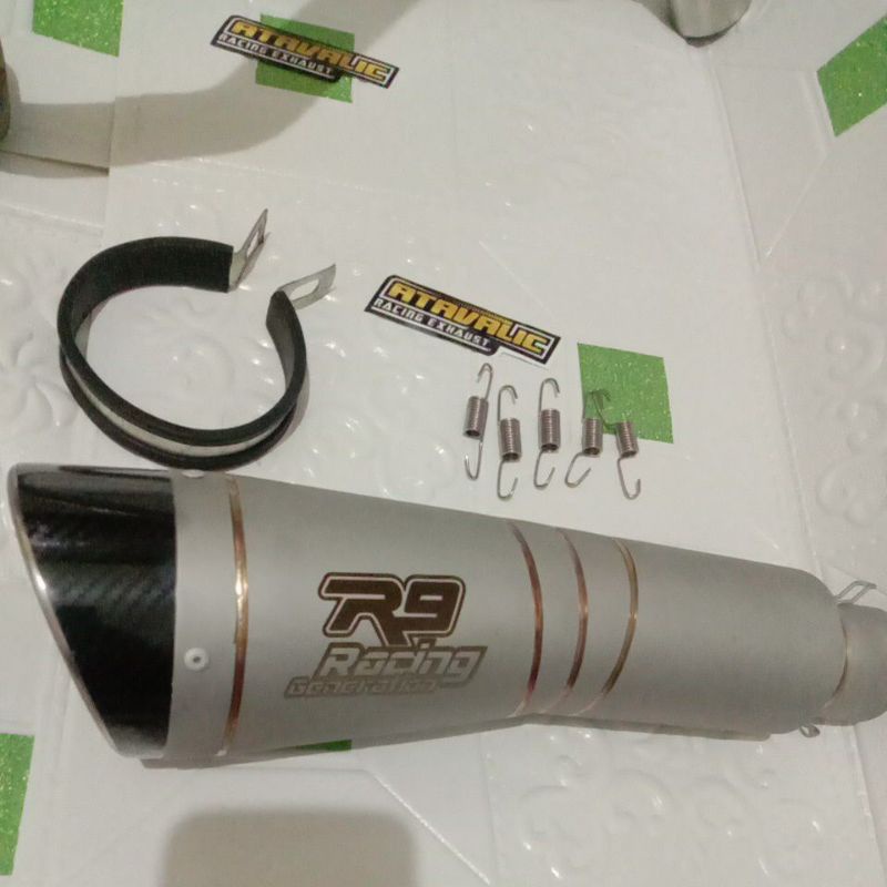 Racing Exhaust R9 h2 titanium pnp ER6N Ninja250Carb ninja 250fi Z250 ...