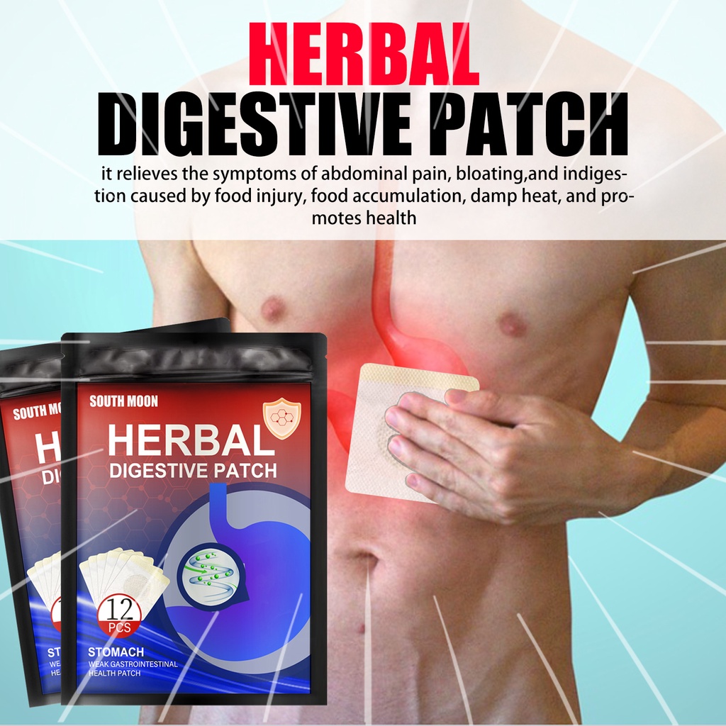 12pcs Stomachache Digestive Patches Gastric Ulcer Stomach Pain ...