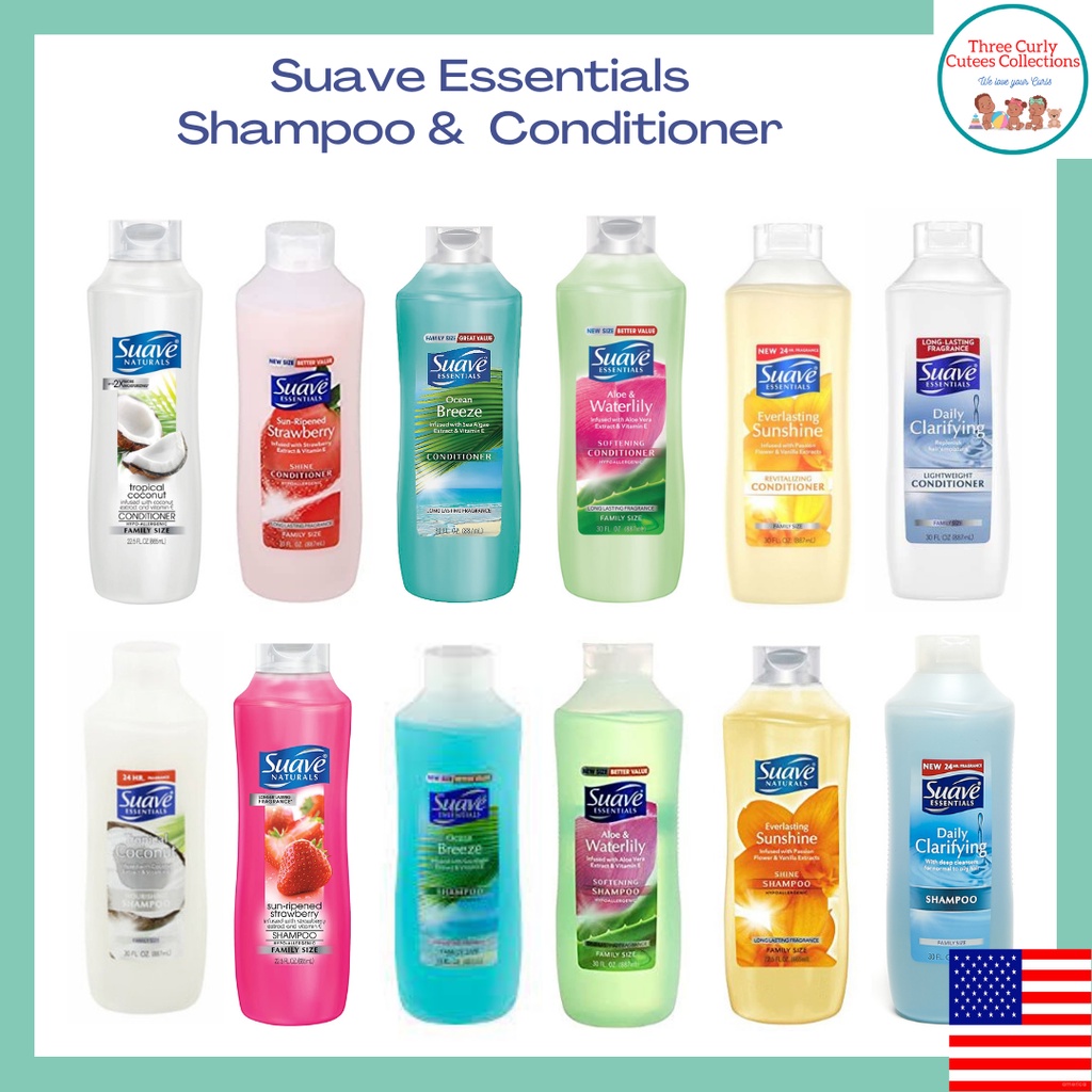 Suave Essentials Shampoo and Conditioner (CGM Conditioner) Shopee Philippines
