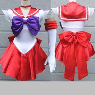 MRHALLCOS Anime Sailor Venus Minako Aino Moon Crystal school