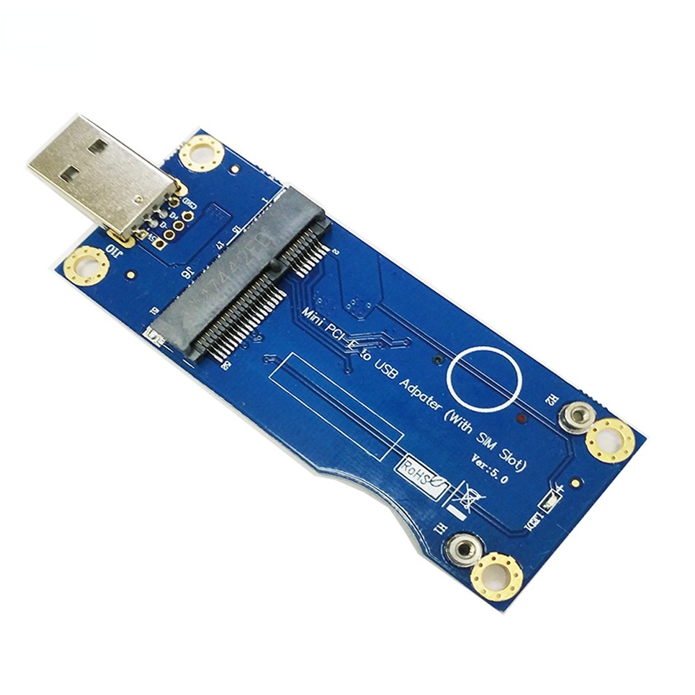 Mini PCI-E to USB Adapter With SIM Card Slot for WWAN/LTE Module，Mini ...