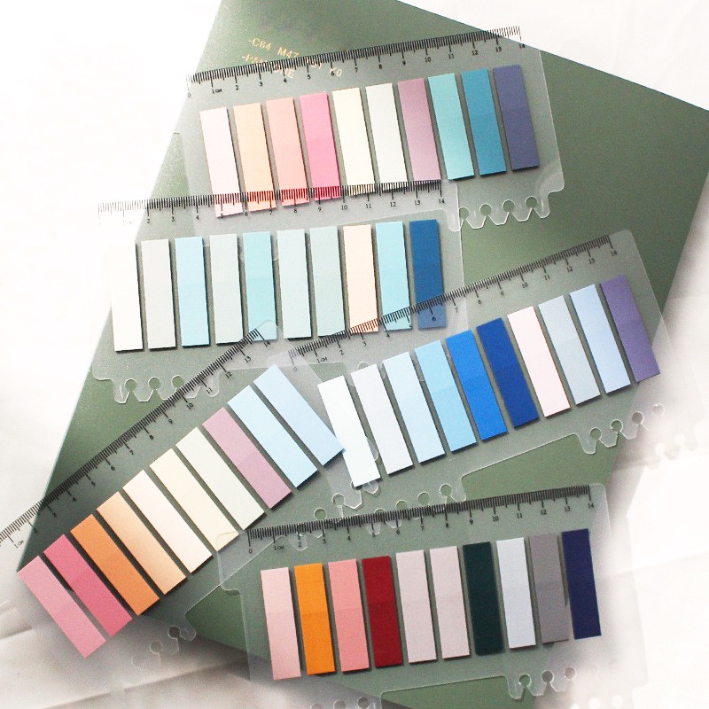 HGS 200 Sheets Morandi Color Flags Tabs loose leaf index sticker Post ...