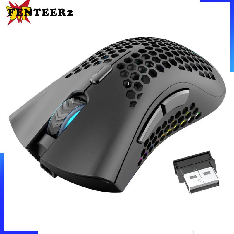 BM600 7 Buttons USB Wireless RGB Mouse 3 Gears 1600 DPI Adjustable ...