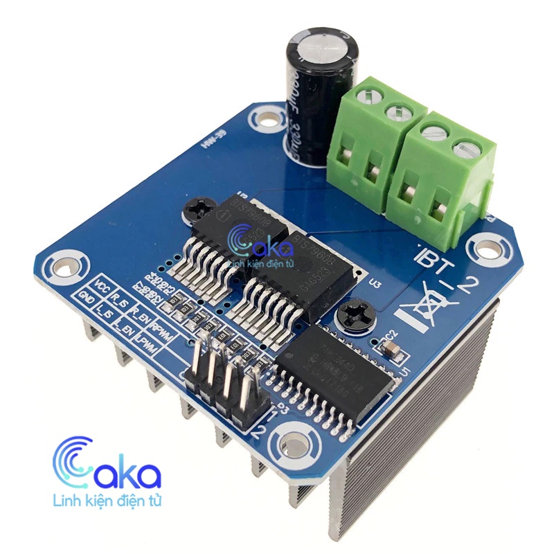 Dc Motor Control Circuit BTS7960 43A High-Power Motor Driver | Shopee ...