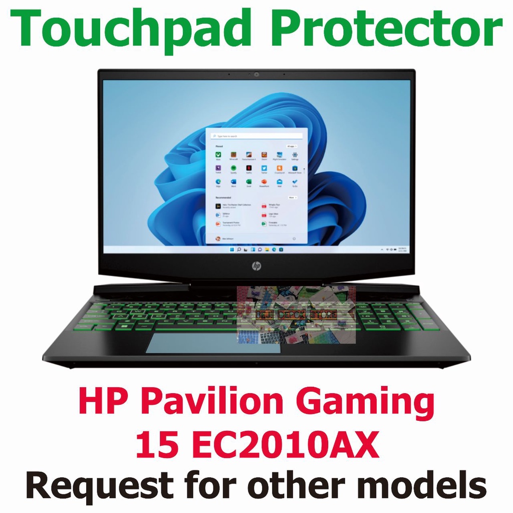 Touchpad Trackpad Protector HP Pavilion Gaming 15 EC2010AX Shopee