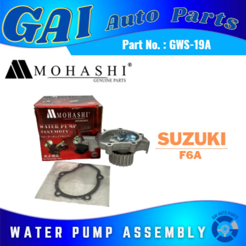 MOHASHI Water Pump Assembly for SUZUKI F6A Scrum (MWS-19A) Genuine Part ...