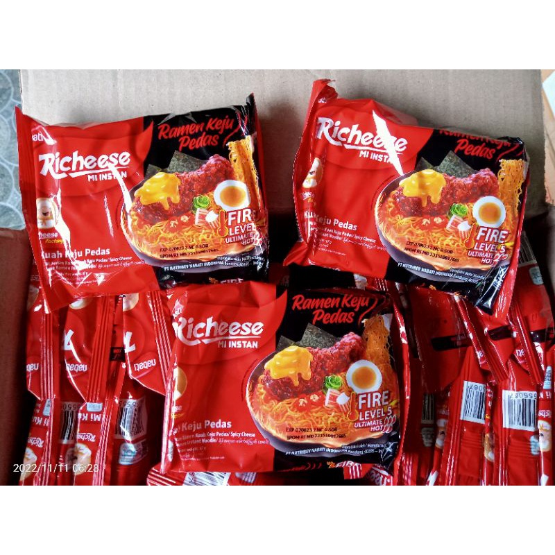 Richeese RAMEN Noodles LV 5 Box | Shopee Philippines