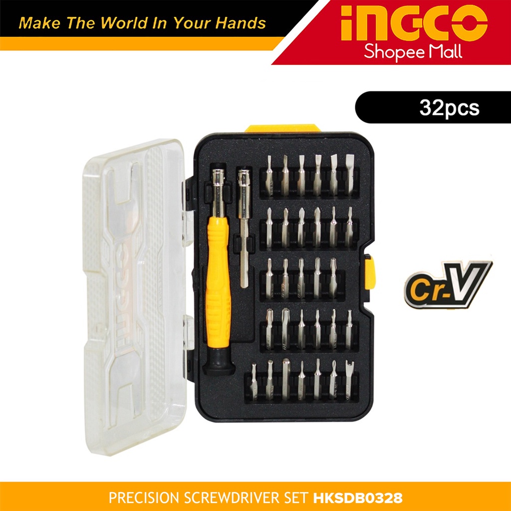 Ingco HKSDB0328 32pcs Precision Screwdriver Set _H Shopee Philippines