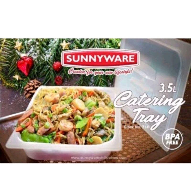 Sunnyware 714-S catering tray with cover /dish warmer | Shopee Philippines