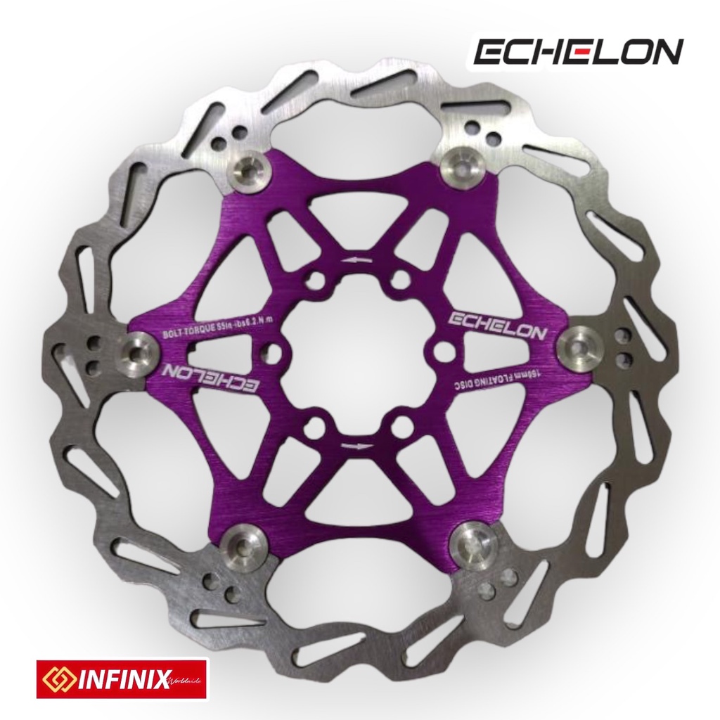 Echelon Bicycle Floating Rotor Disc brake 160mm with free 6 Bolts screw ...