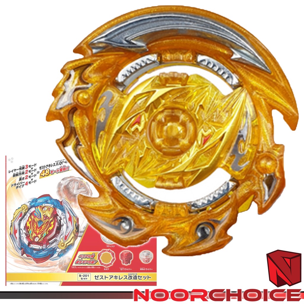 Takara Tomy Beyblade Burst BU B-201 Hollow Ragnaruk / Zest Achilles ...