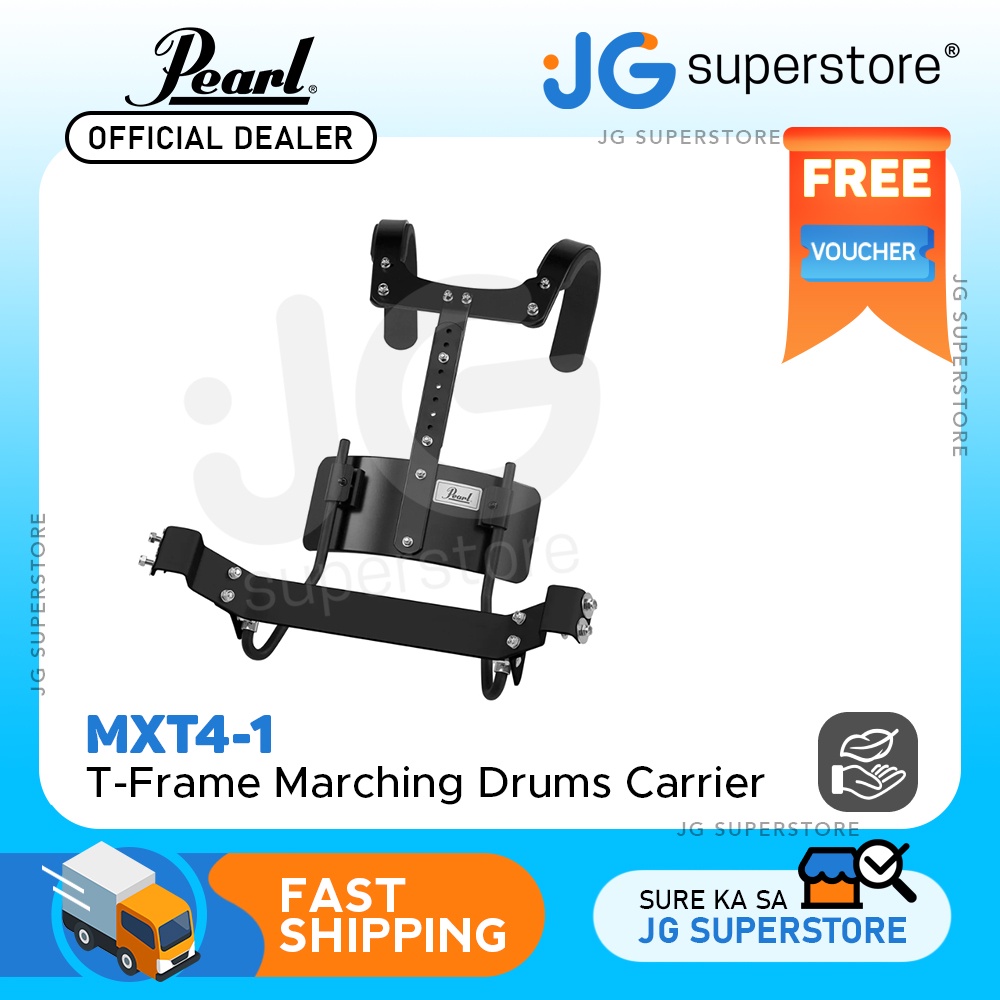 Pearl MXT41 Lightweight TFrame Marching Tenor Tom Drums Carrier with