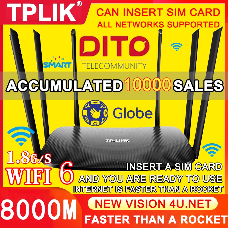 modem router wifi router TPLK pldt router wifi 4g router 6 Antennas 1