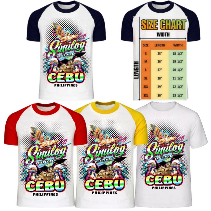 SINULOG (DESIGN #10)Sublimation raglan T-shirts | Shopee Philippines
