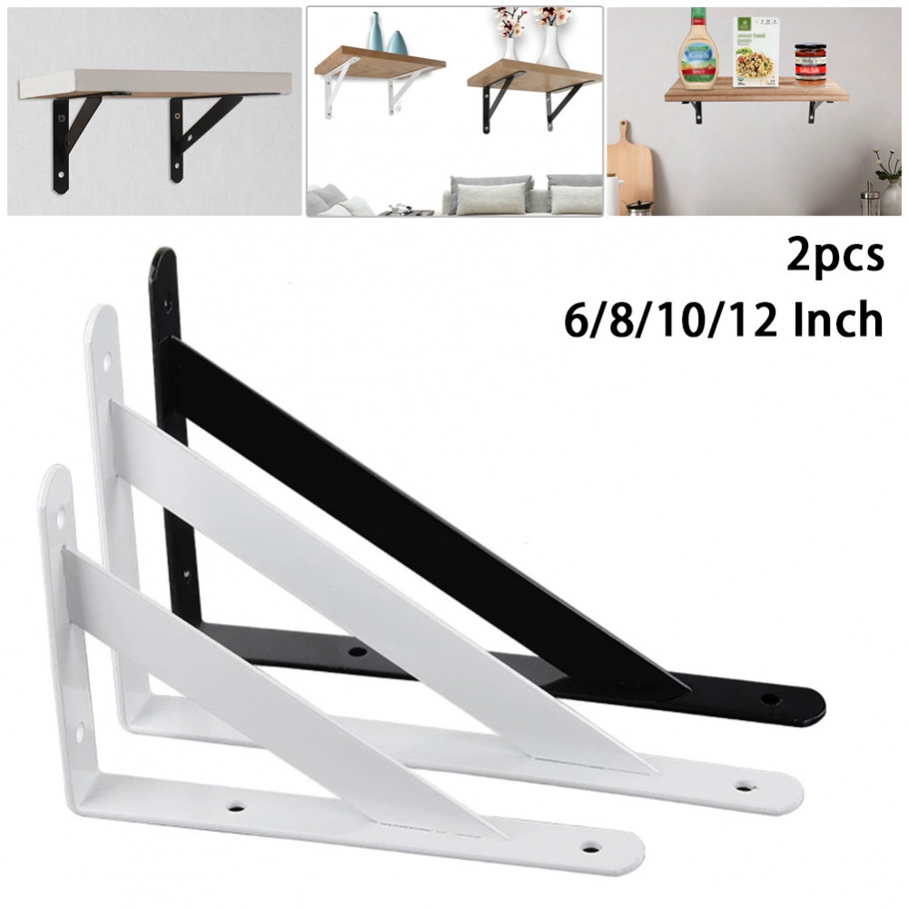 Shelf Brackets Brace Shelf 2pcs Exhibition Stand Kitchen Shelf L Shape