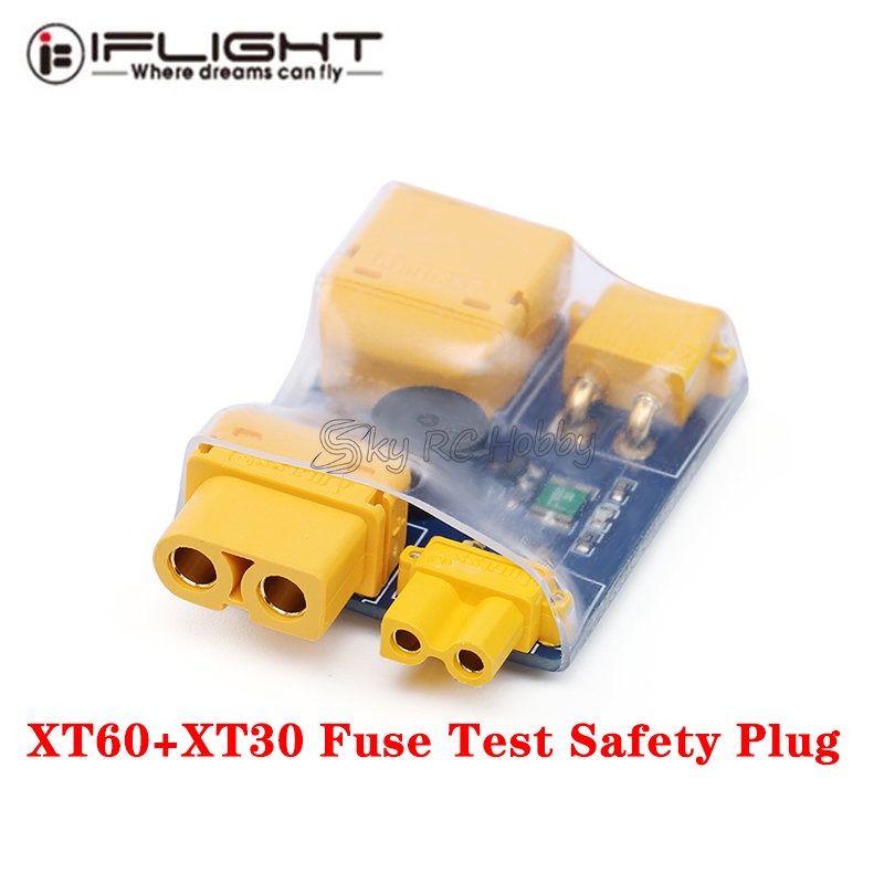 IFlight Antishort Circuit Protector Fuse XT30 XT60 Male Female LED